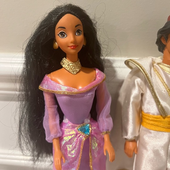 Vintage Aladdin & Jasmine Disney Mattel Dolls 1992 - Picture 4 of 8